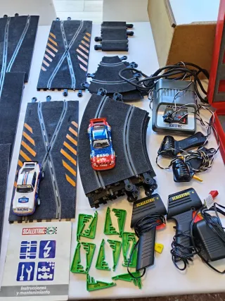 Scalextric antiguo + lote coches