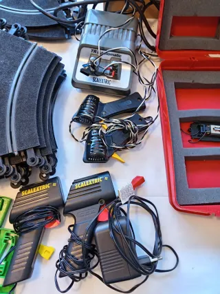 Scalextric antiguo + lote coches