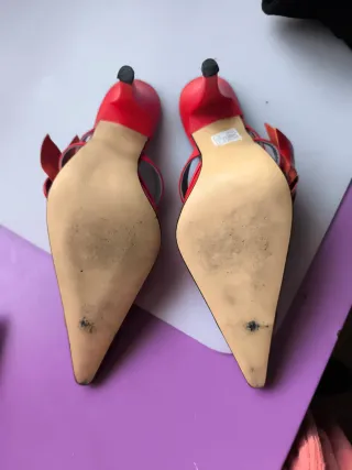 Zapatos de tacón Gredos rojos