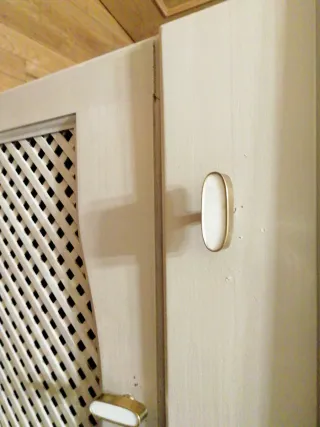 Mueble recibidor zapatero madera marfil