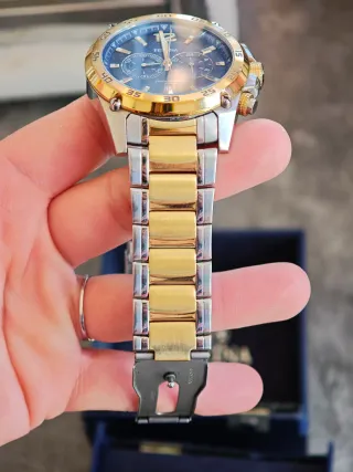 Festina Chrono F16681 Oro y Plata