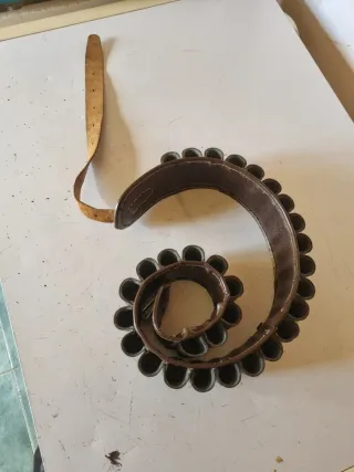 Cartucciera in cuoio 30 celle