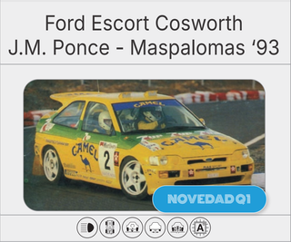 Ford Escort Cosworth J.M. Ponce Maspalomas '93