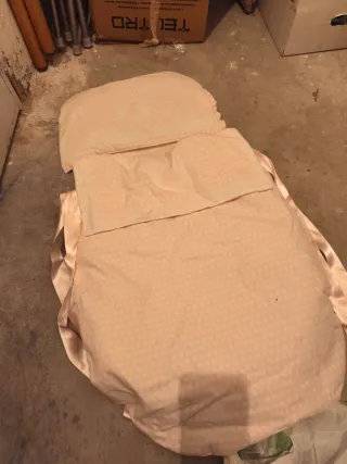 Saco para silla de bebé rosa