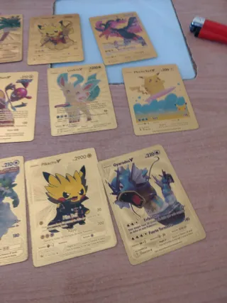 Cartas Pokémon Doradas V y VSTAR