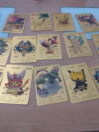 Cartas Pokémon Doradas V y VSTAR