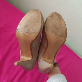 Tacones Marypaz Beige Talla 39