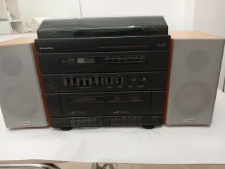 Equipo música Roadstar vinilo, FM, cassette