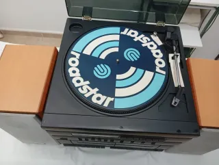 Equipo música Roadstar vinilo, FM, cassette