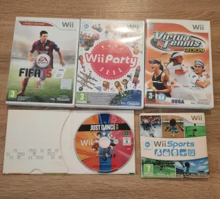 Consola nintendo wii y accesorios. Juegos