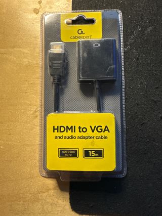 Cable HDMI a VGA Cablexpert 15cm