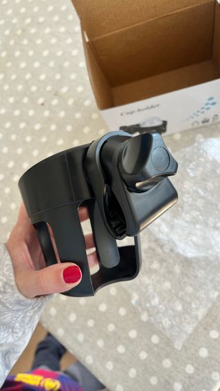 Soporte Vaso/Biberón Carrito Bebé Negro