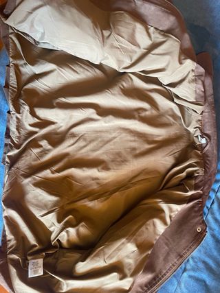 Giacca bomber in eco-suede marrone