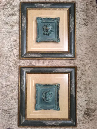 Cuadros Decorativos Ángel Metal Madera