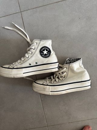 Converse plataforma talla 37.5