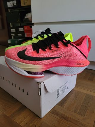 Nike Air Zoom Alphafly NEXT% Verde/Rosa