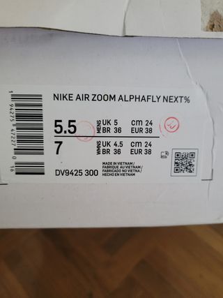 Nike Air Zoom Alphafly NEXT% Verde/Rosa