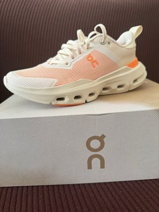 Zapatillas On Running Naranja/Blanco