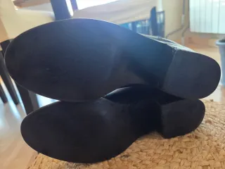 Botines Piel Bimba y Lola Negros Mujer