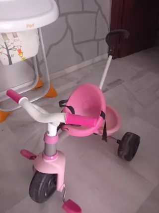 Triciclo infantil rosa