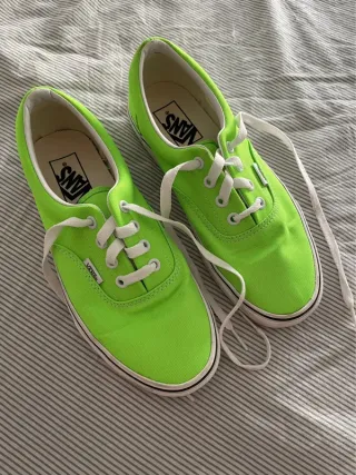 Neon Green Low Top Sneakers (EU 38)
