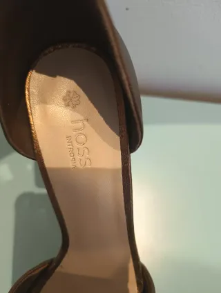 Sandalias Hoss Intropia Tacon Bronze