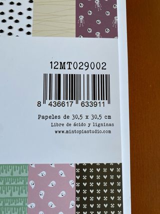 Bloc Papeles Scrap Boo Andrea la Gafotas