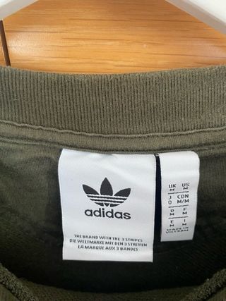 Sudadera Adidas Verde Militar Talla M