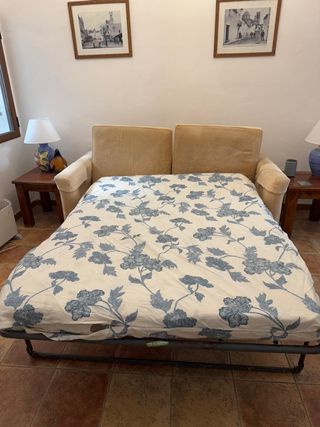 Sofá Cama doble Beige