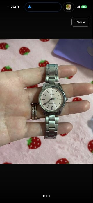 Reloj Casio Plata y Rosa