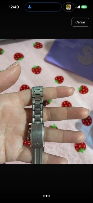 Reloj Casio Plata y Rosa