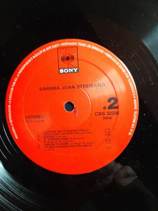 Vinilo Barbra Joan Streisand