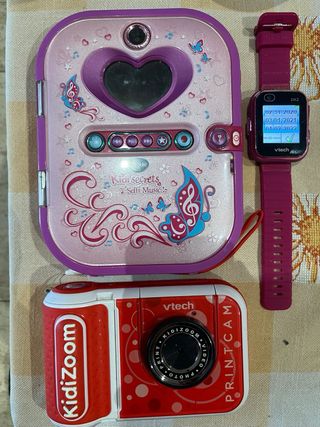 Diario Vtech Kidi Secrets, camara kidizoom reloj
