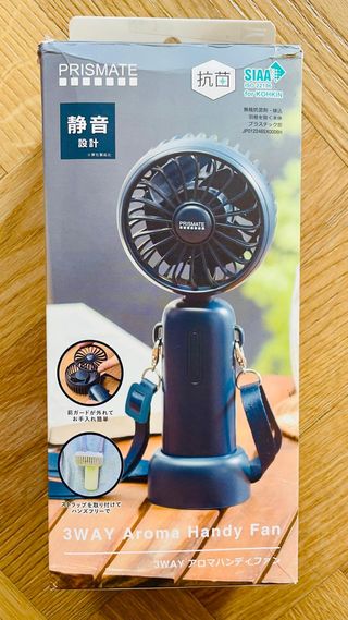 Mini ventilatore portatile ricaricabile Prismate