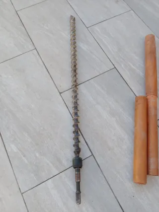 Broca larga para hormigón