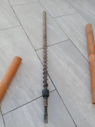 Broca larga para hormigón