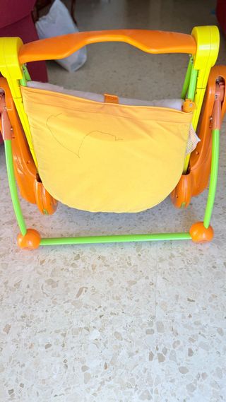 Hamaca bebé naranja como nueva
