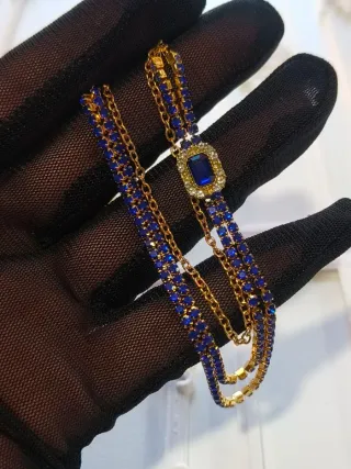 Collar Barbie Integrity Toys Azul Dorado