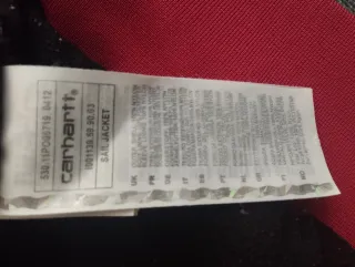 Chaqueta cazadora Carhartt Roja