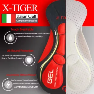 Culote ciclismo X-Tiger invierno Talla M