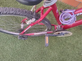 Bicicleta Boomerang  roja y plata