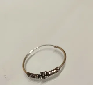 Pendientes de aro plata 30 mm