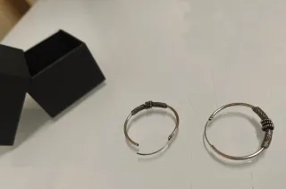 Pendientes de aro plata 30 mm