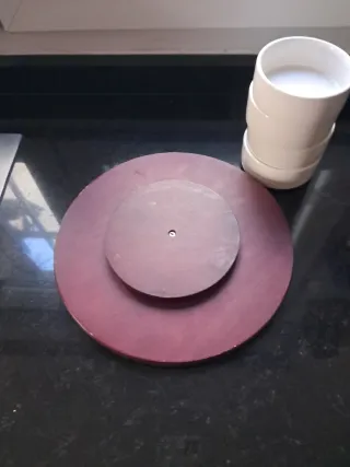 Plato giratorio con 4 cuencos