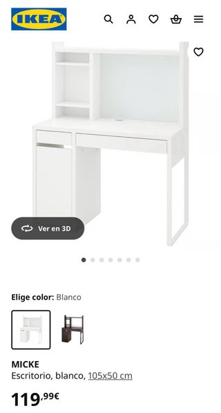 Scrivania Ikea Micke Bianca