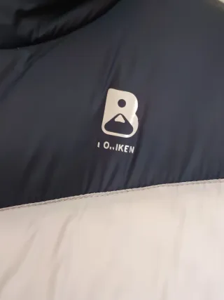 Chaqueta Boriken Mujer Beige y azul