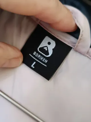 Chaqueta Boriken Mujer Beige y azul