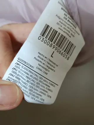 Chaqueta Boriken Mujer Beige y azul