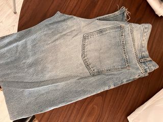 Zara Jeans Azules Rectos