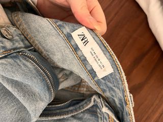 Zara Jeans Azules Rectos
